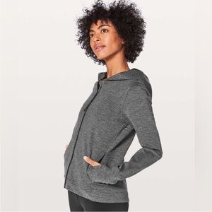 Lululemon Heathered Black City Trek Jacket | Size 4 EUC